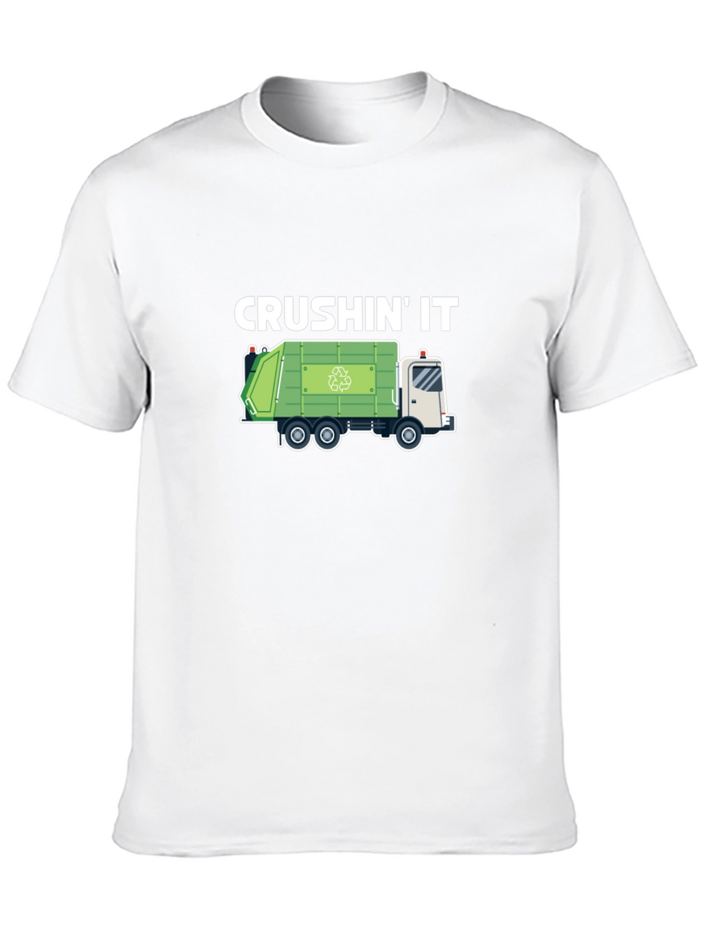 Crushin It Garbage Truck Graphic T-Shirt