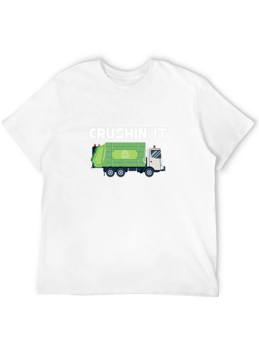 Crushin It Garbage Truck Graphic T-Shirt