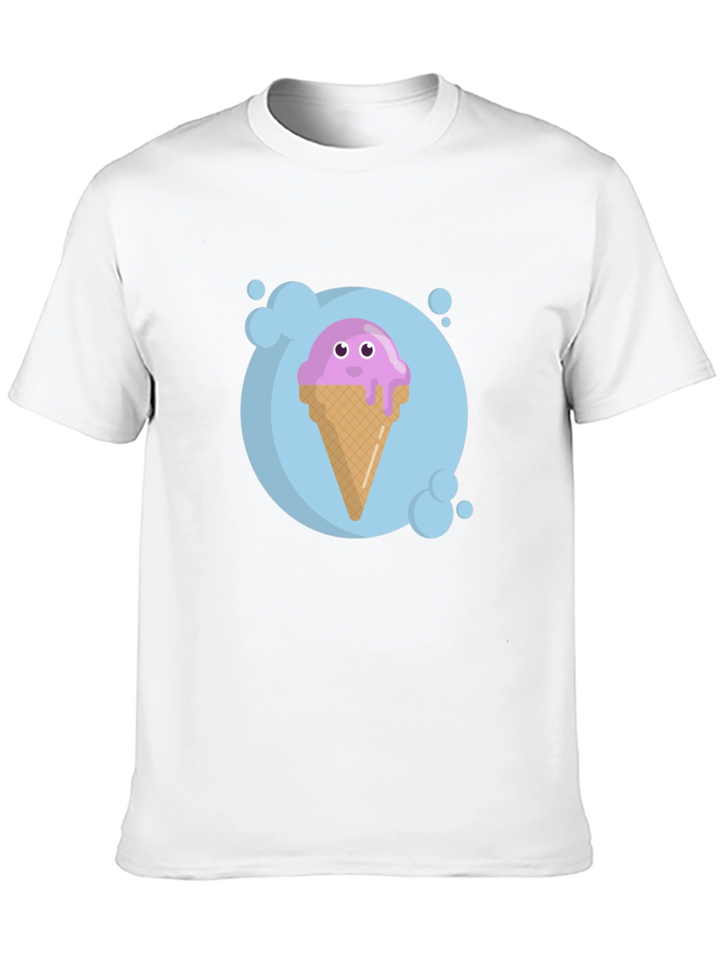 Cute Ice Cream Cone Graphic T-Shirt