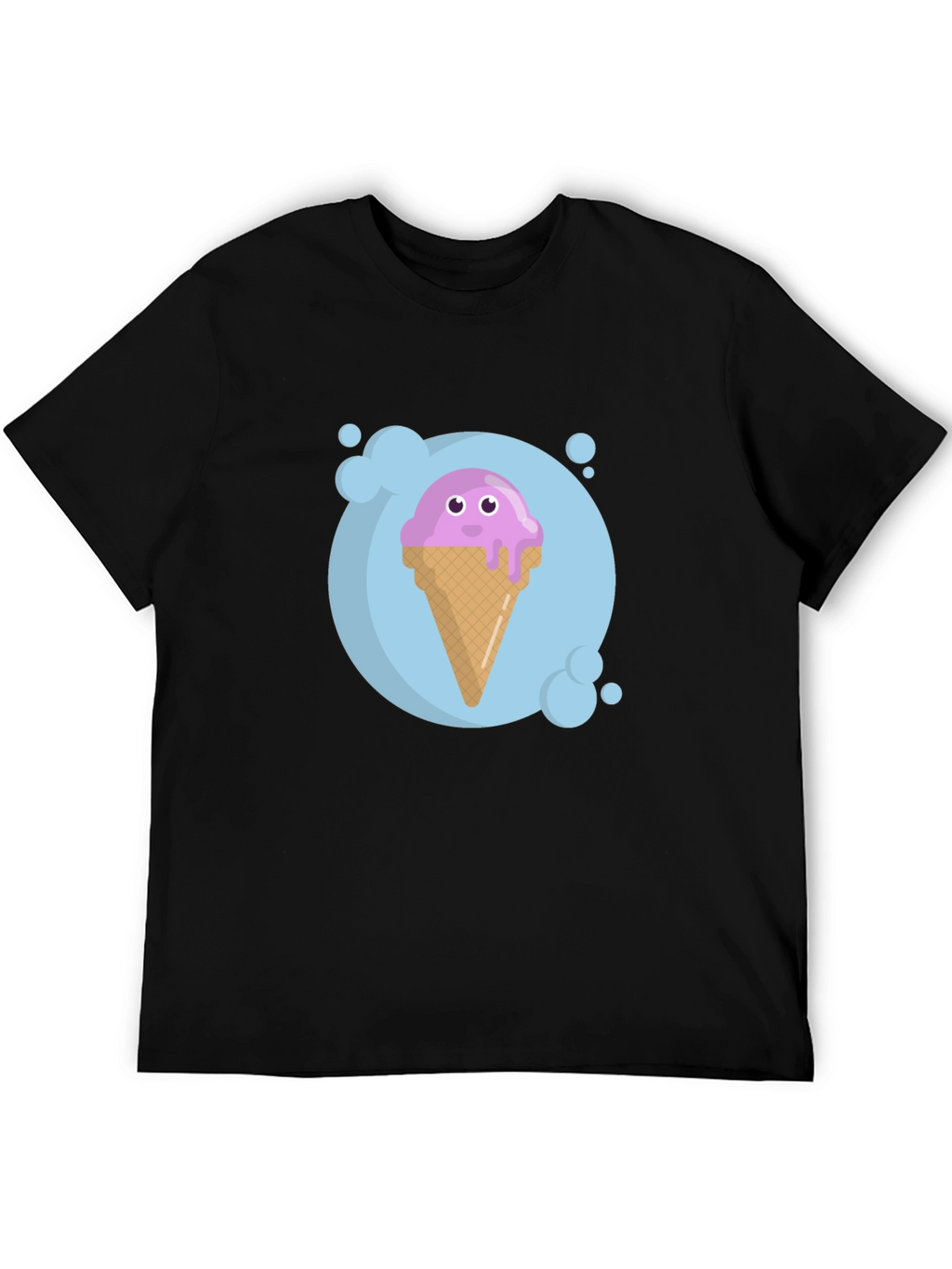 Cute Ice Cream Cone Graphic T-Shirt
