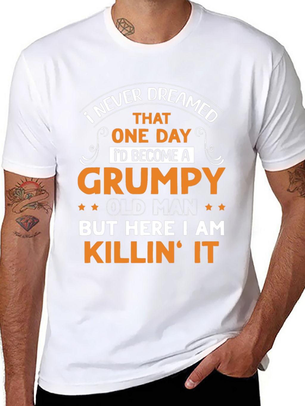 Grumpy Old Man T-Shirt Funny Novelty Tee