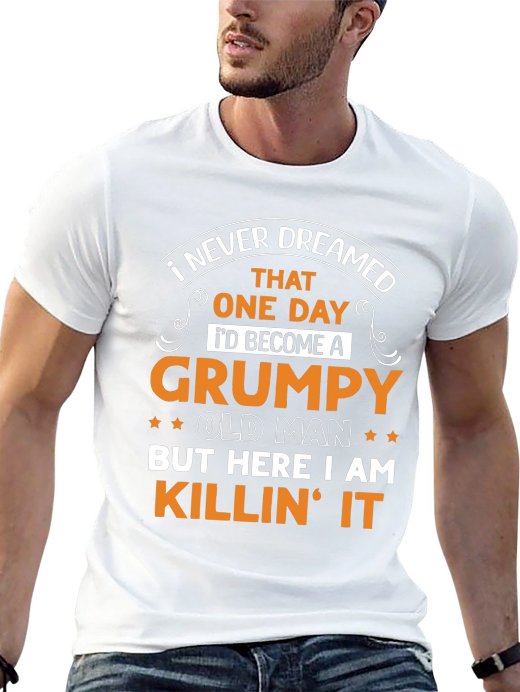 Grumpy Old Man T-Shirt Funny Novelty Tee