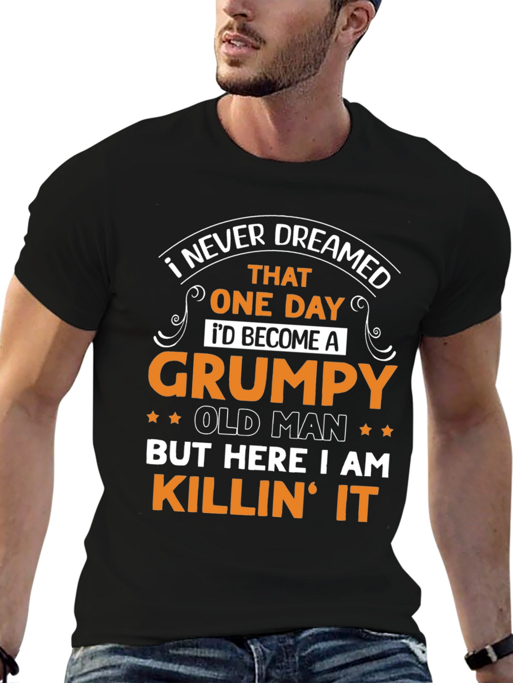 Grumpy Old Man T-Shirt Funny Novelty Tee