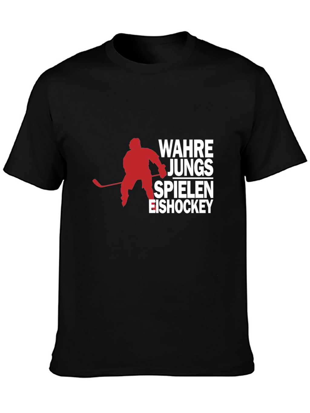 Ice Hockey T-Shirt - Wahre Jungs Spielen Eishockey