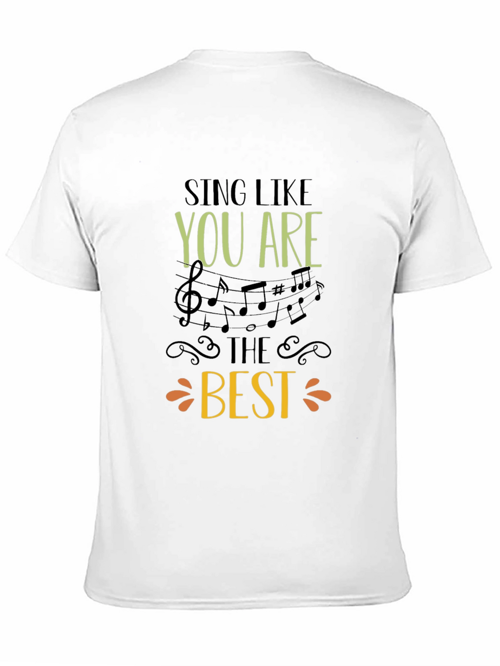 Sing Like You Are The Best Black Graphic Tee