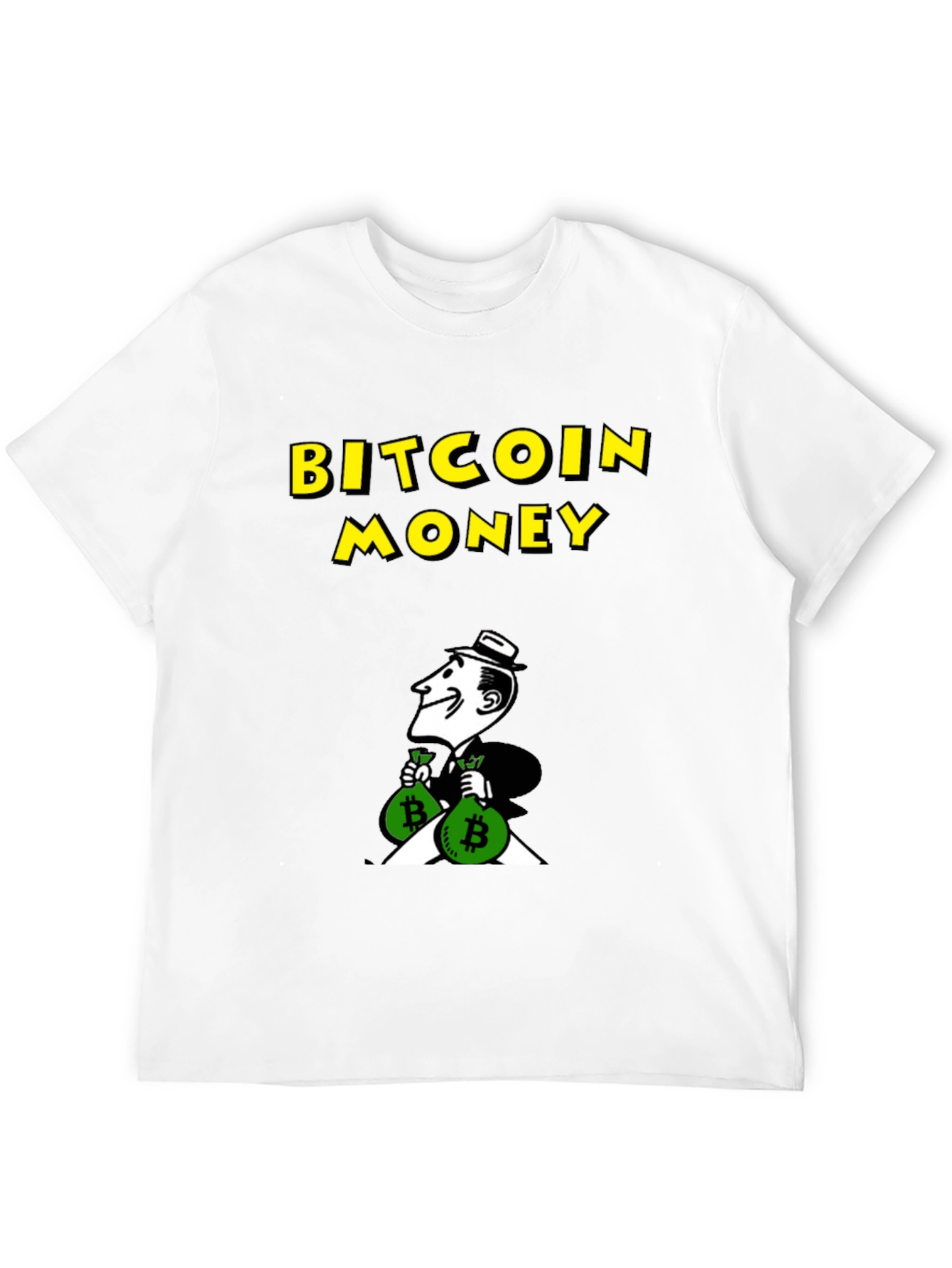 Bitcoin Money Black Graphic Tee