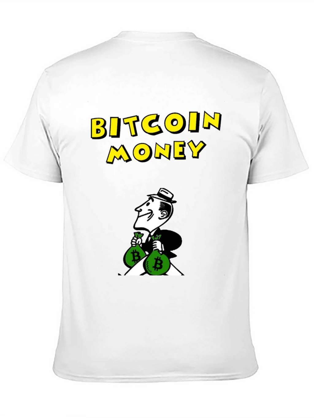 Bitcoin Money Black Graphic Tee