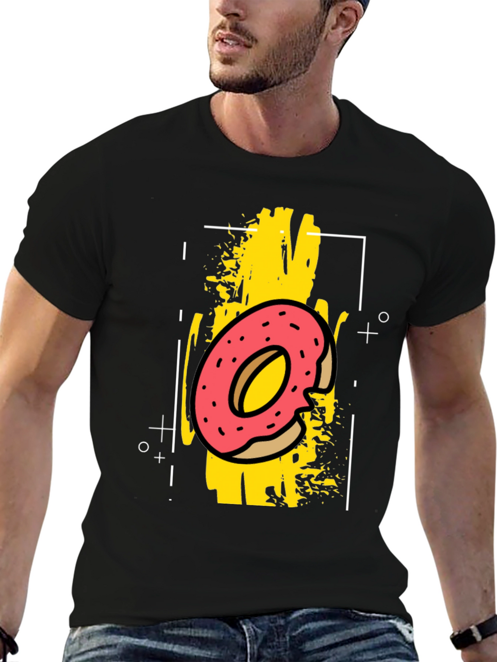 Donut Graphic Tee - Stylish Casual Wear