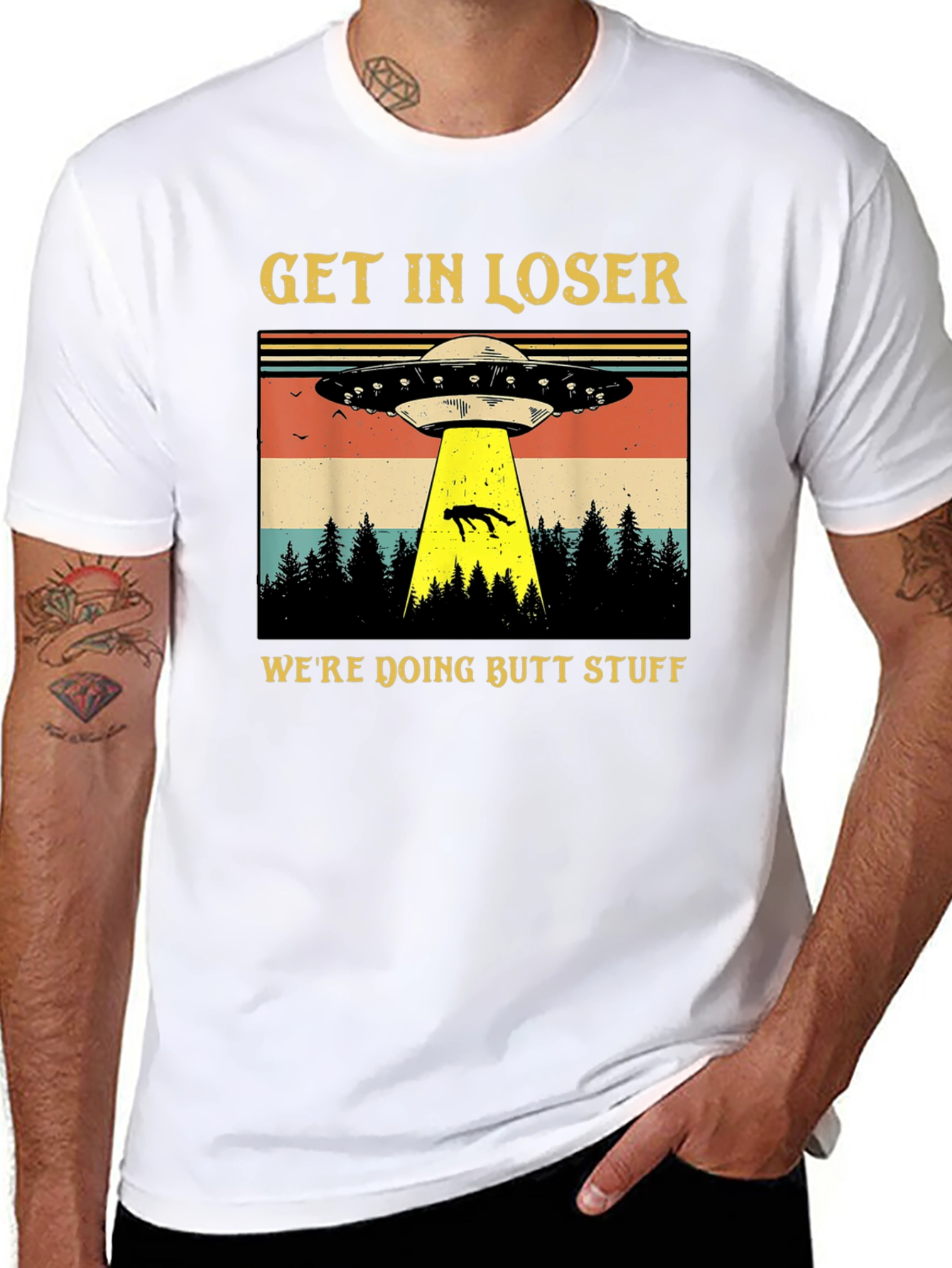 Get In Loser UFO T-Shirt