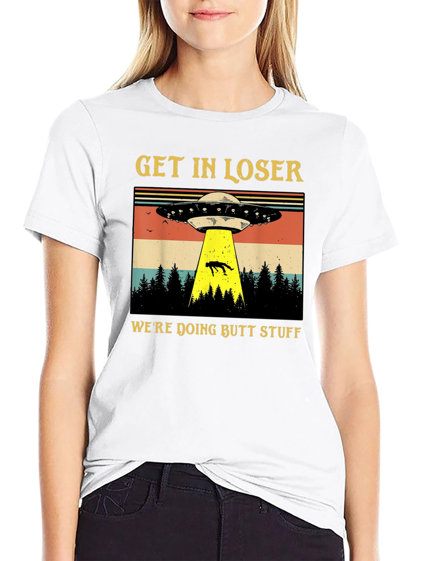 Get In Loser UFO T-Shirt