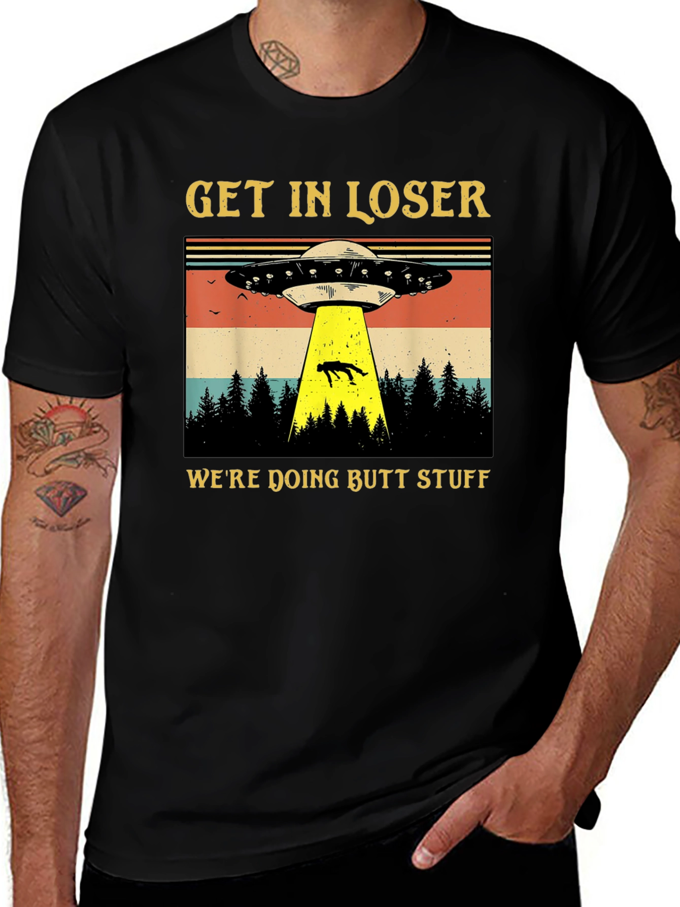 Get In Loser UFO T-Shirt