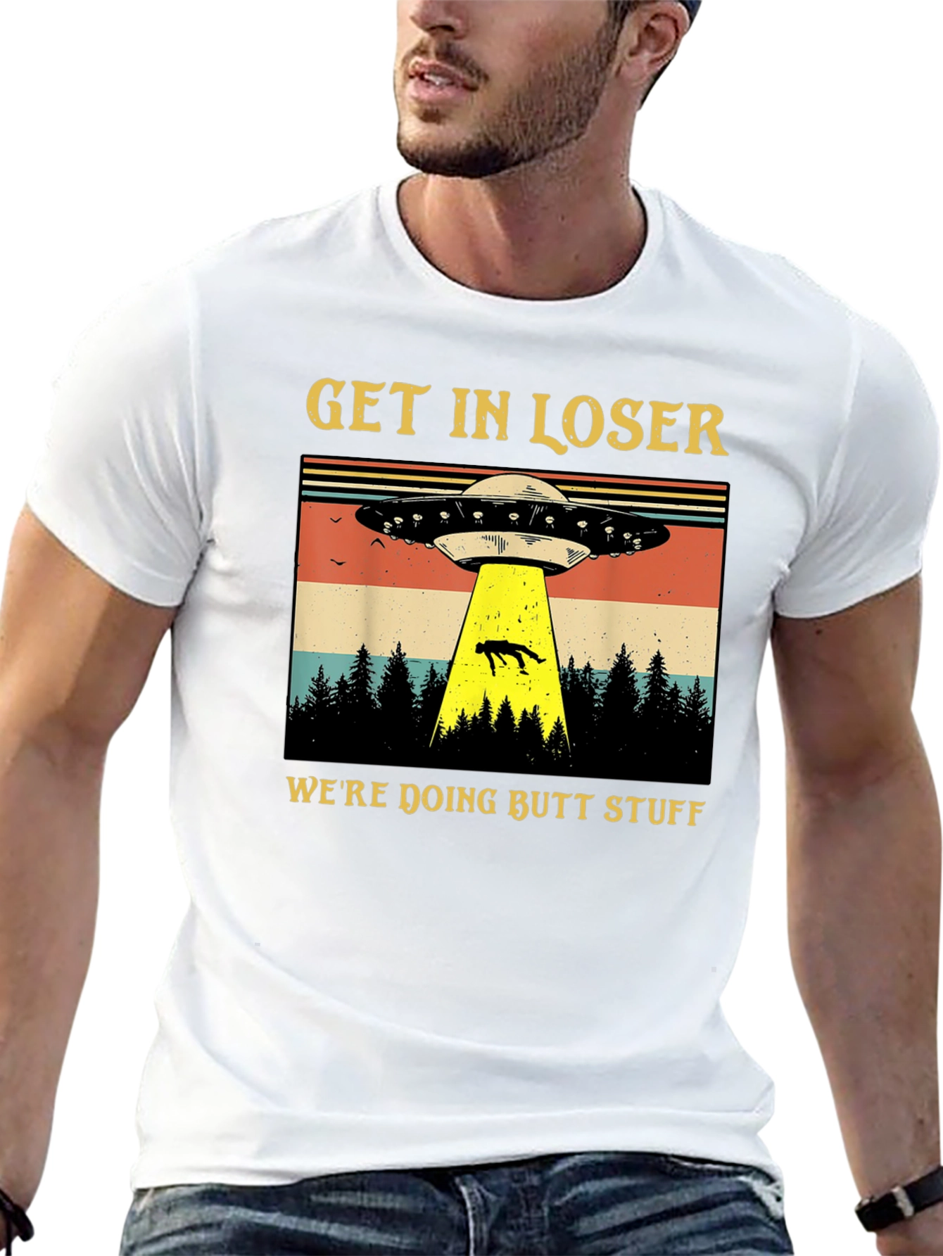 Get In Loser UFO T-Shirt