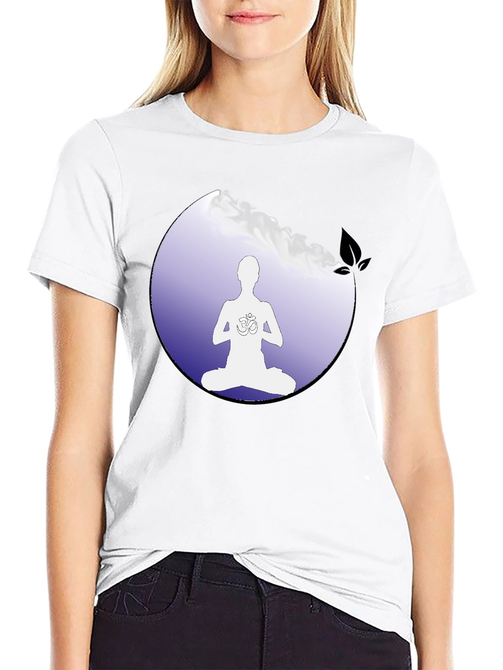 Yoga Meditation T-Shirt - Om Symbol Chakra Spiritual Tee
