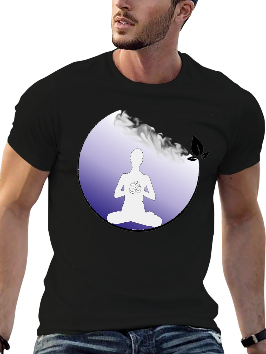 Yoga Meditation T-Shirt - Om Symbol Chakra Spiritual Tee