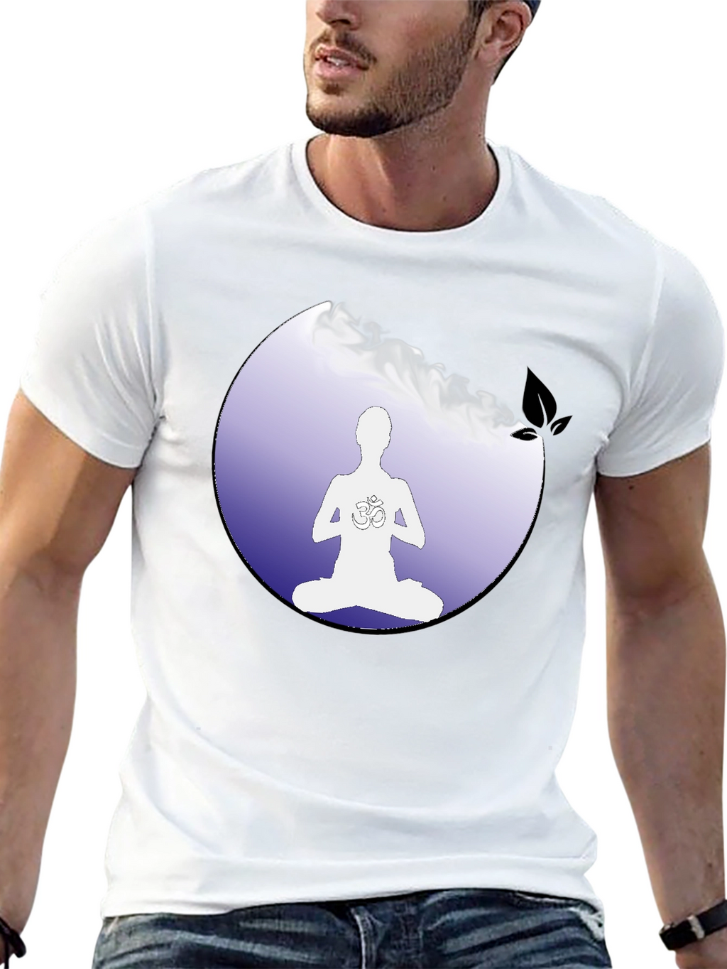Yoga Meditation T-Shirt - Om Symbol Chakra Spiritual Tee