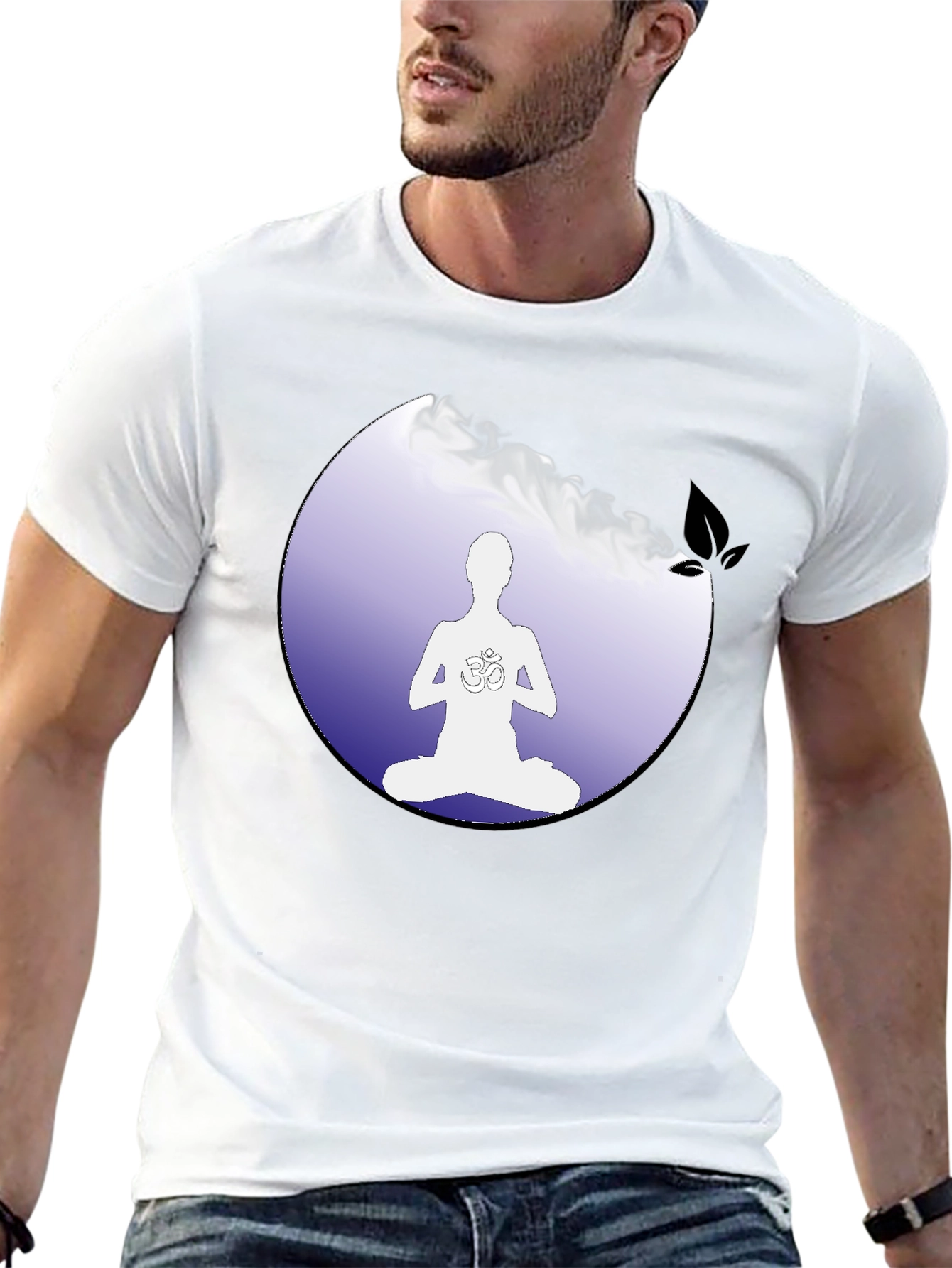 Yoga Meditation T-Shirt - Om Symbol Chakra Spiritual Tee