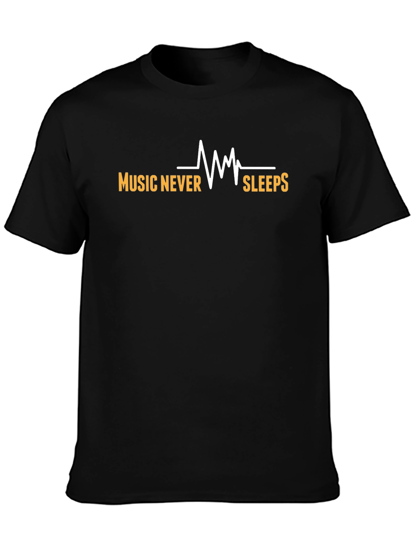 Music Never Sleeps Graphic T-Shirt