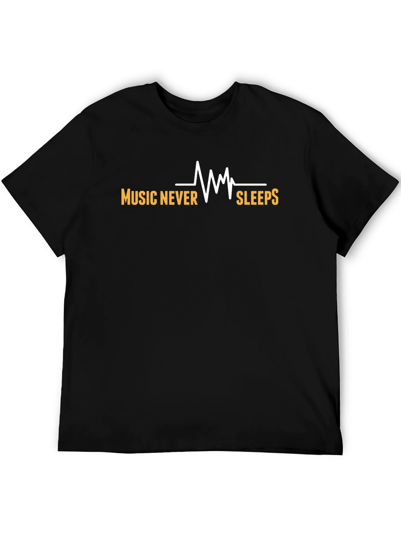 Music Never Sleeps Graphic T-Shirt