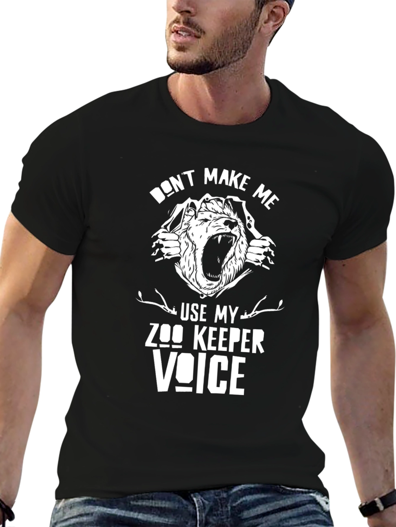 Zookeeper Voice T-Shirt Novelty Animal Keeper Tee