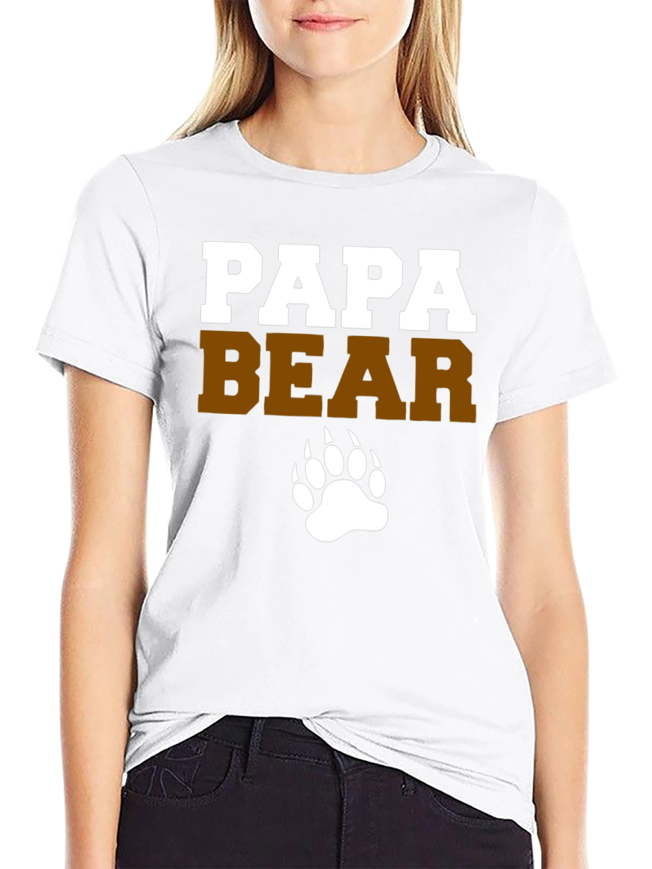 Papa Bear Graphic T-Shirt - Fathers Day Gift