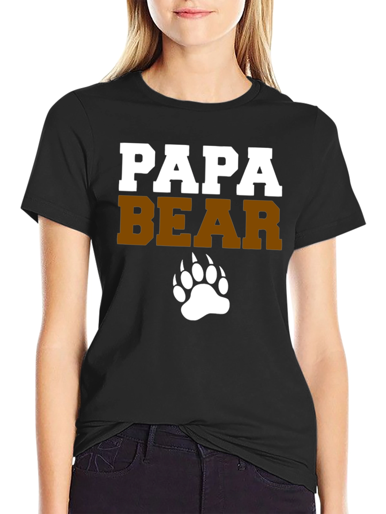 Papa Bear Graphic T-Shirt - Fathers Day Gift