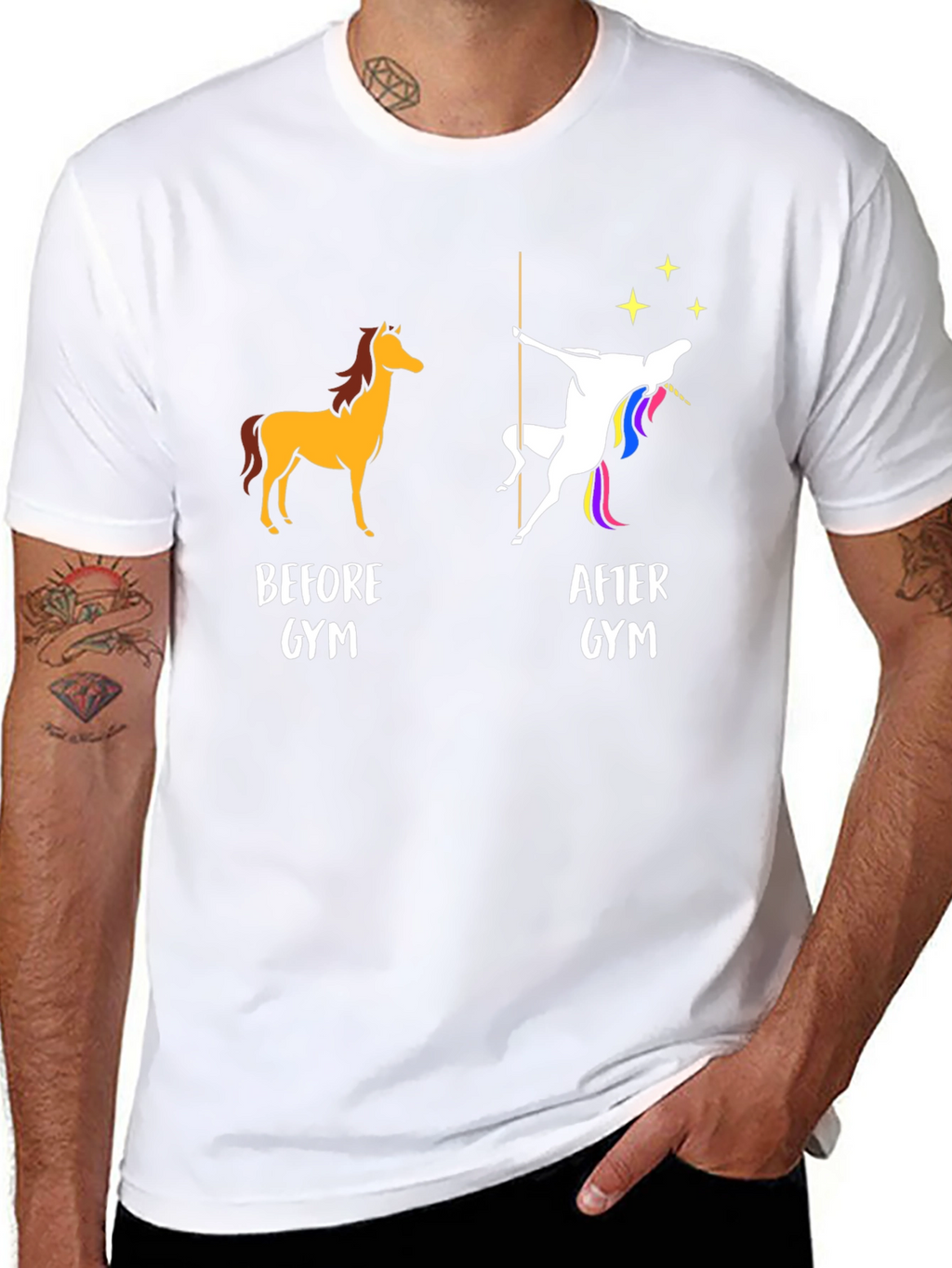 Before and After Gym T-Shirt