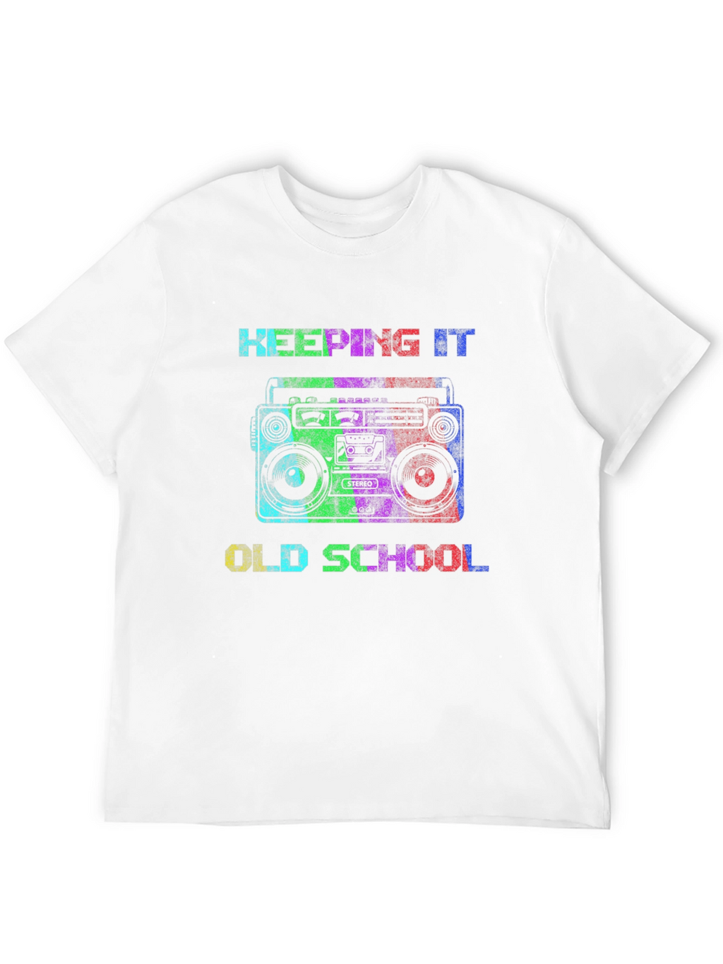 Retro Boombox Old School Graphic T-Shirt