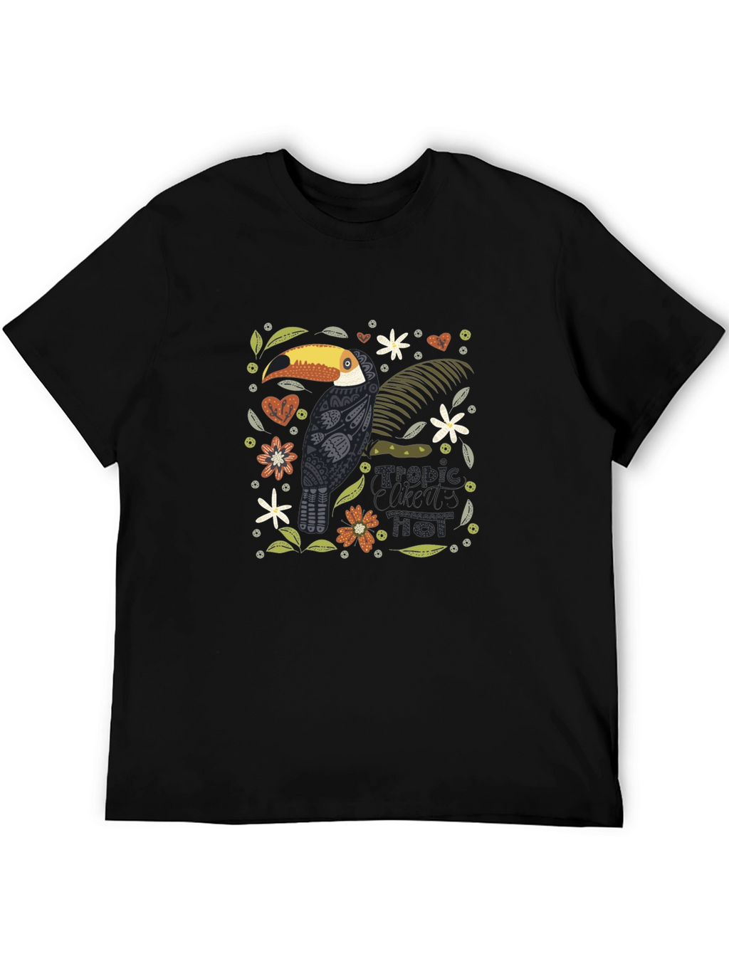 Tropical Toucan Graphic Tee - Stylish Comfort