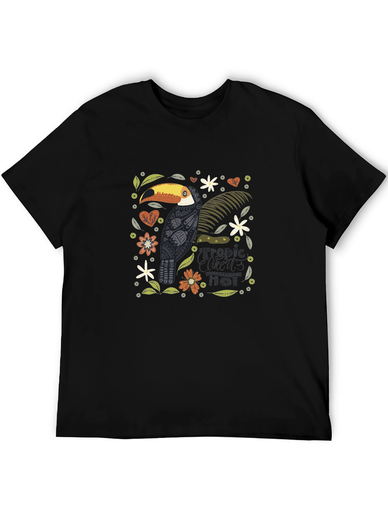 Tropical Toucan Graphic Tee - Stylish Comfort