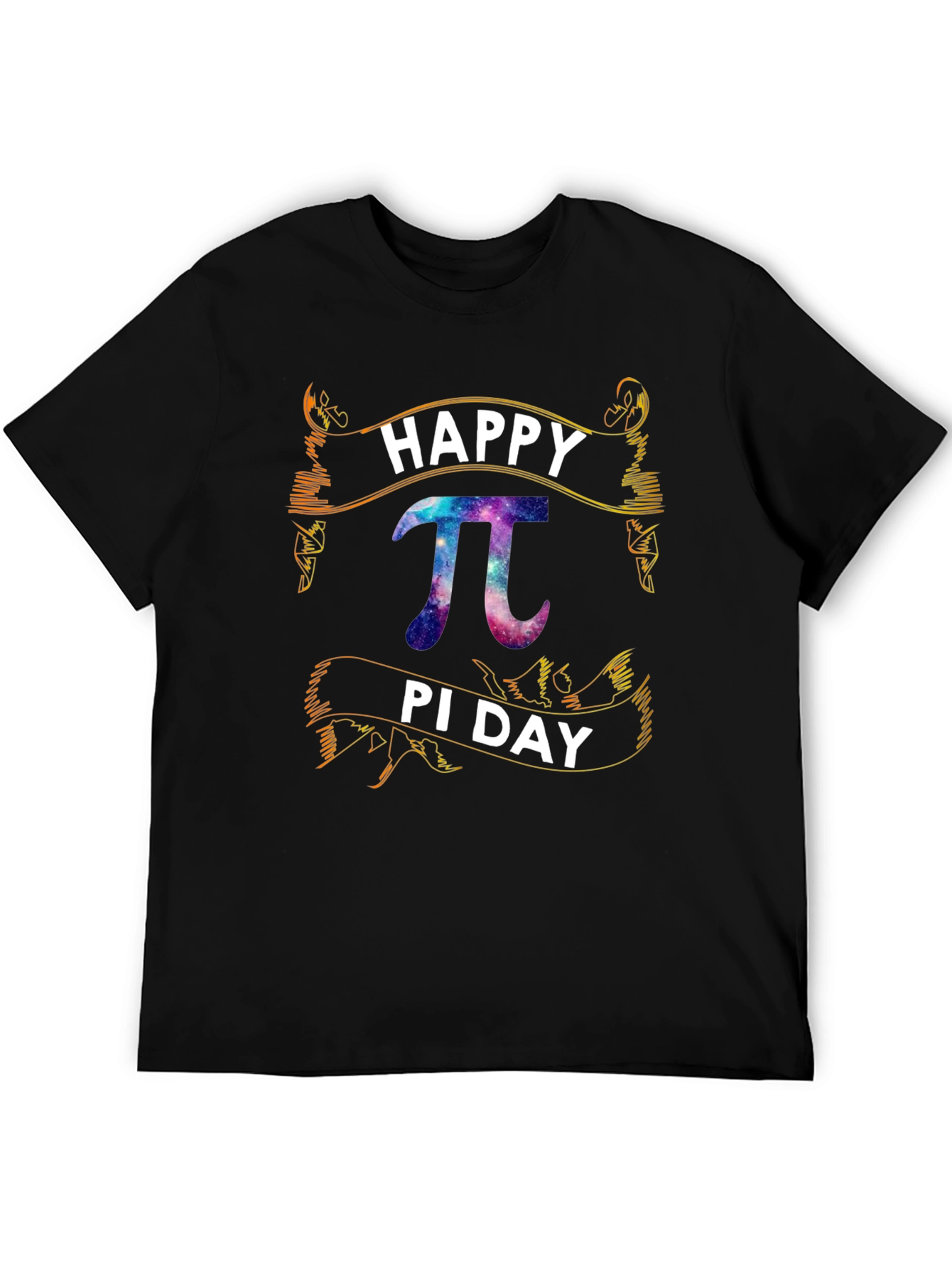 Happy Pi Day T-Shirt - Black Graphic Tee Math Lover