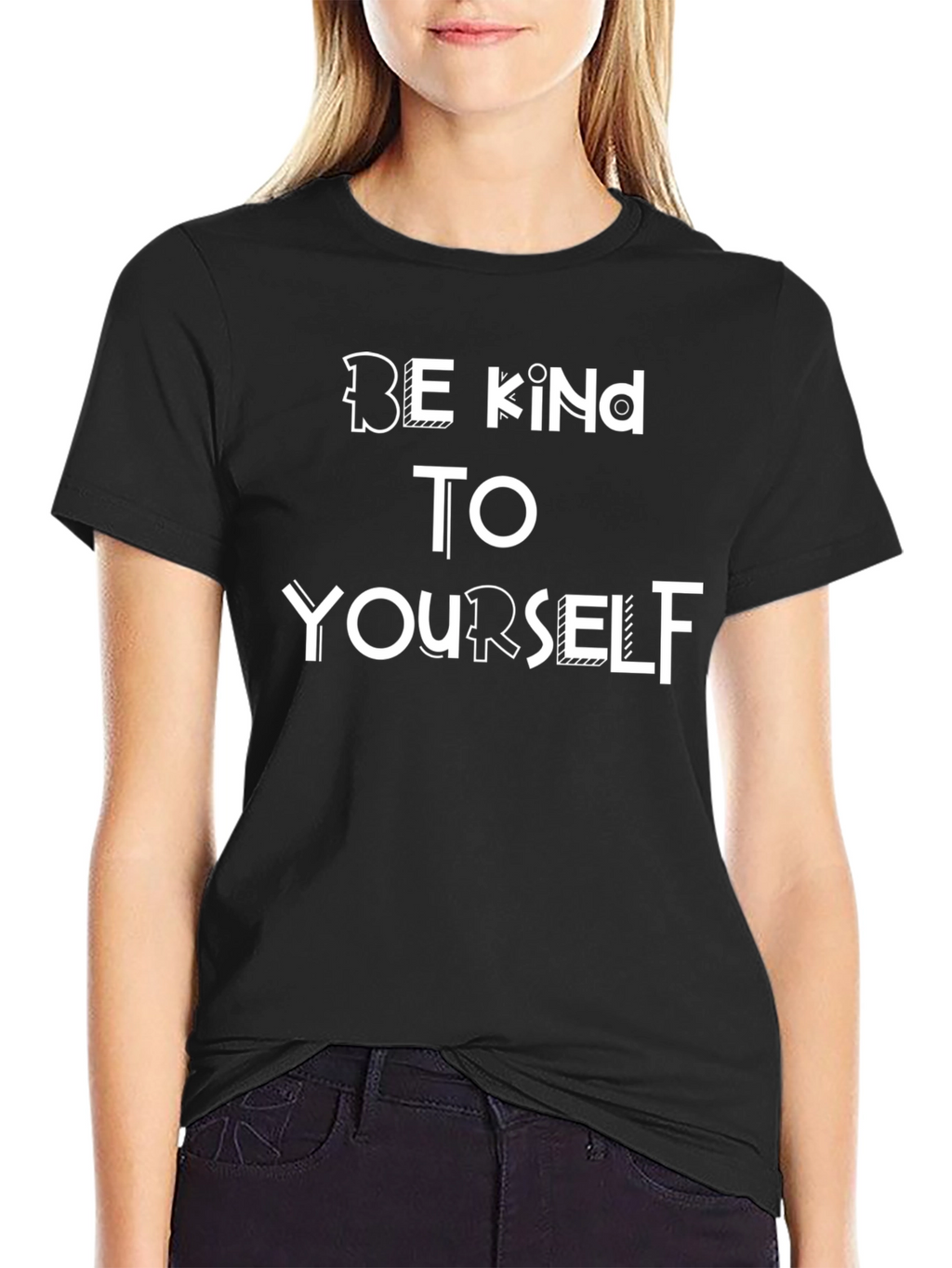 Be Kind To Yourself T-Shirt - Black Graphic Tee