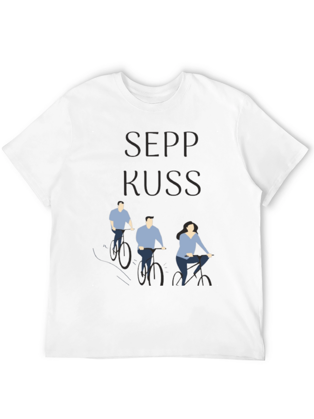 Sepp Kuss Cycling Tee - Black Cotton Graphic T-Shirt
