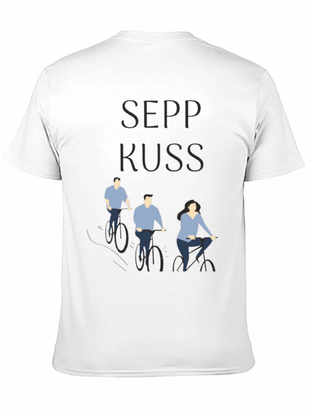 Sepp Kuss Cycling Tee - Black Cotton Graphic T-Shirt