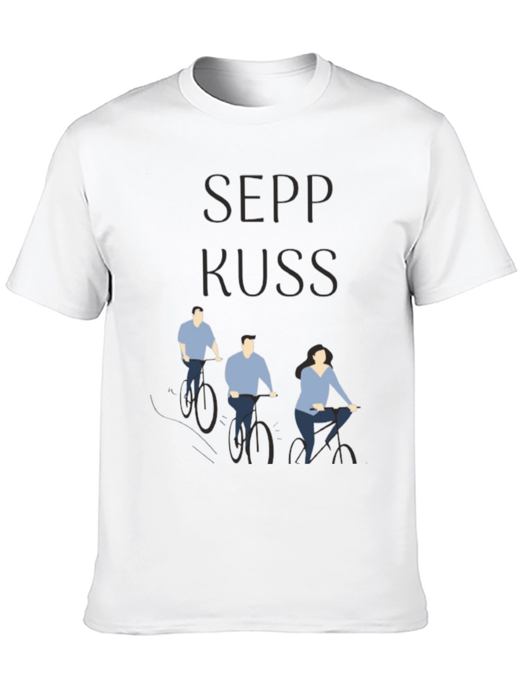 Sepp Kuss Cycling Tee - Black Cotton Graphic T-Shirt