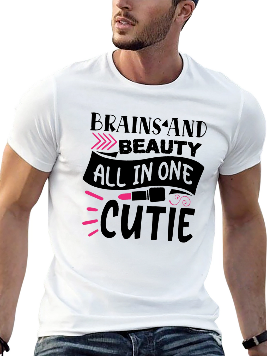 Brains and Beauty All in One Cute T-Shirt