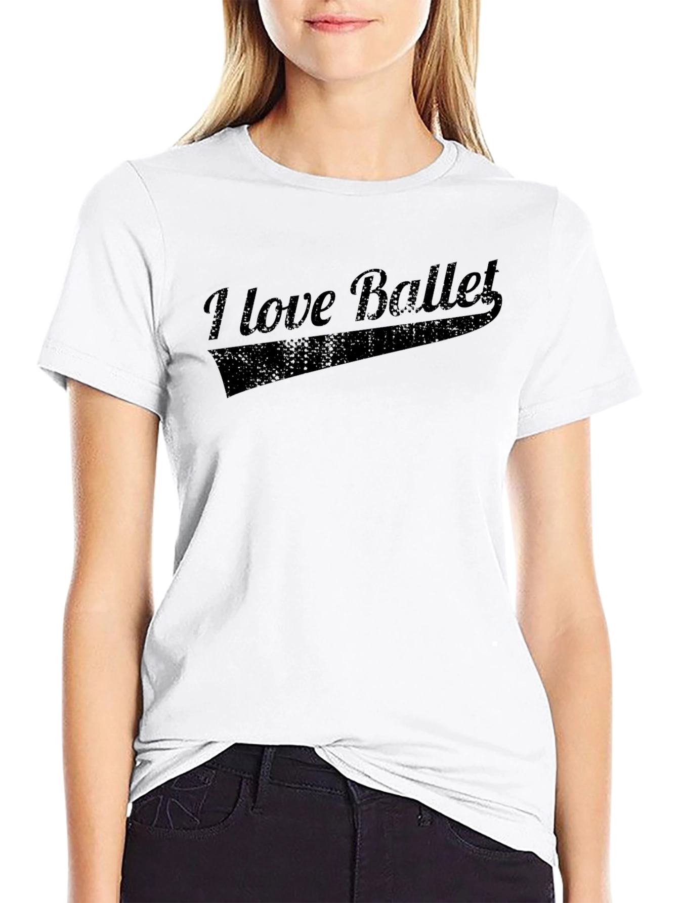 I Love Ballet Black T-Shirt