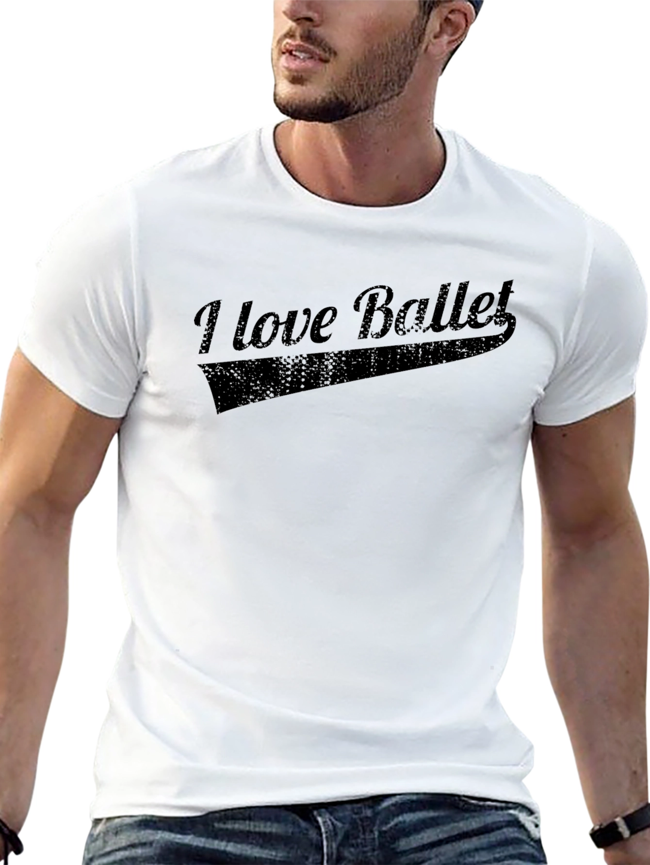 I Love Ballet Black T-Shirt