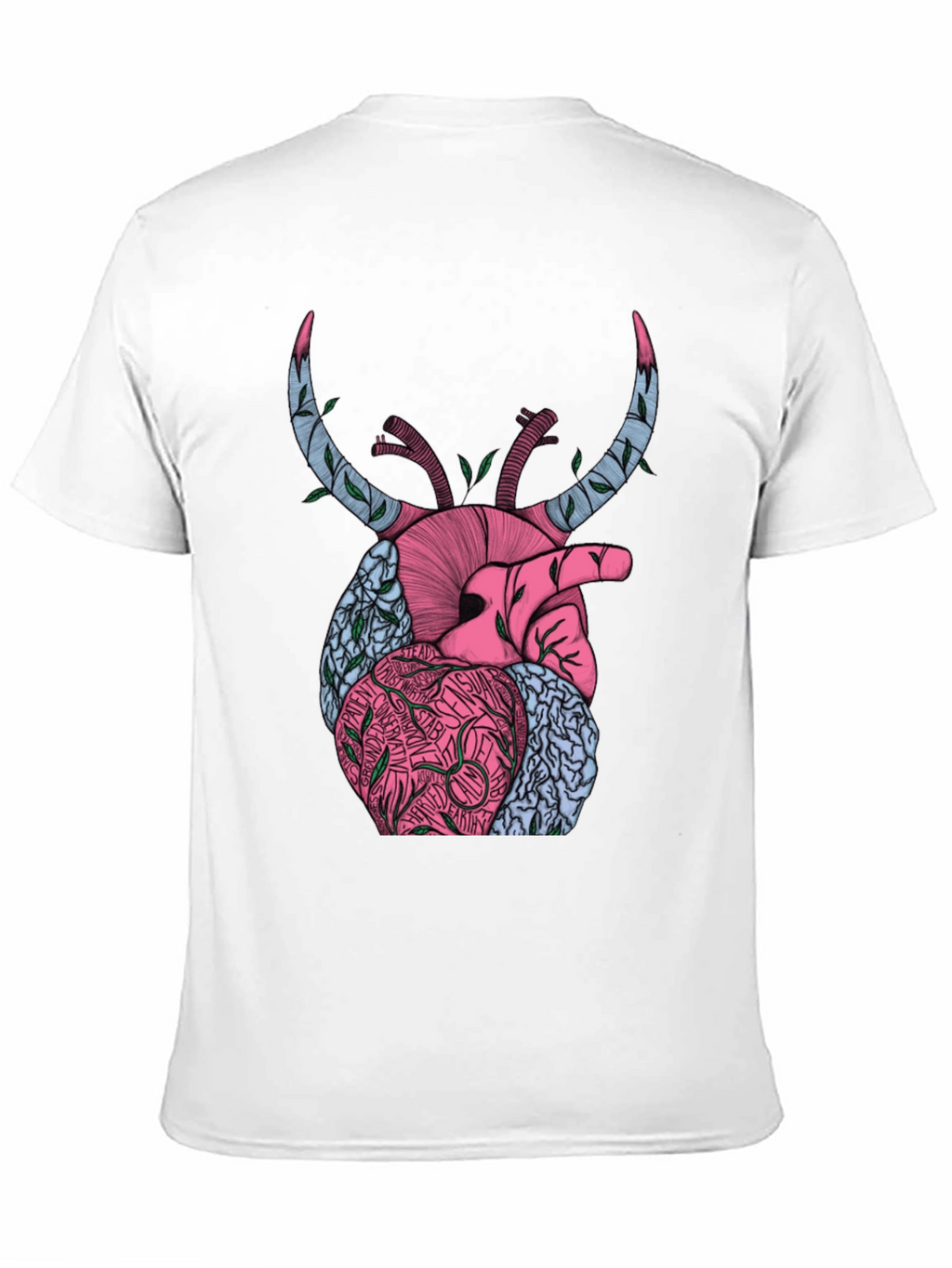 Anatomical Heart Graphic Tee - Unique Design
