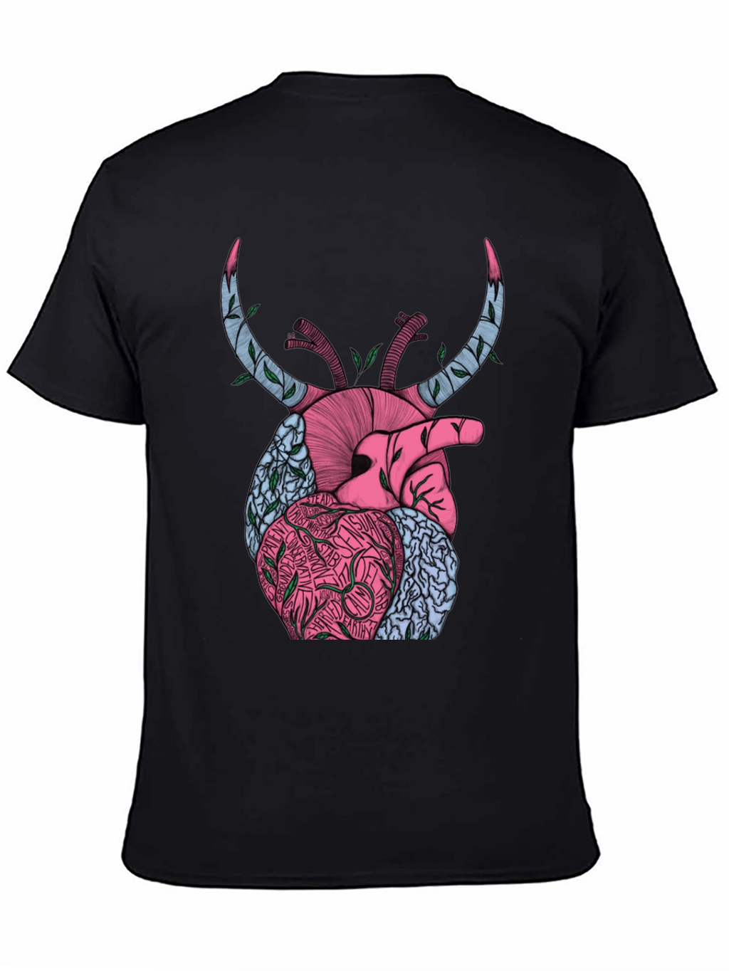 Anatomical Heart Graphic Tee - Unique Design