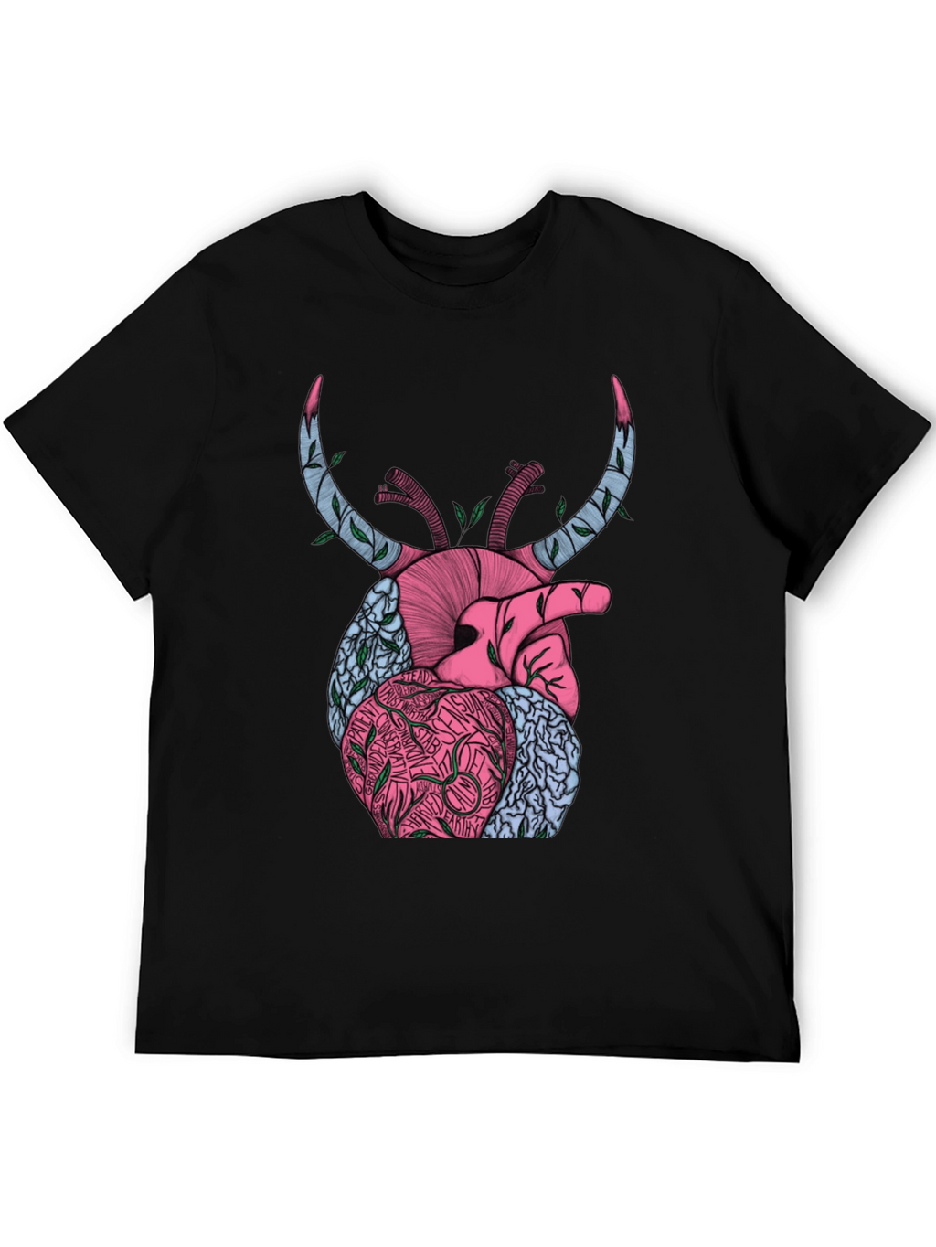 Anatomical Heart Graphic Tee - Unique Design