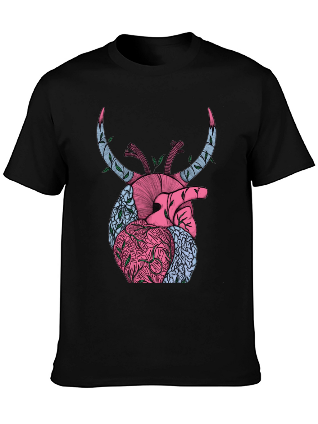Anatomical Heart Graphic Tee - Unique Design