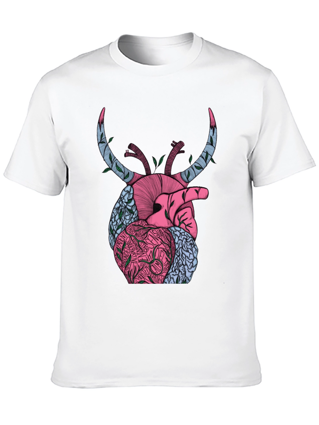 Anatomical Heart Graphic Tee - Unique Design