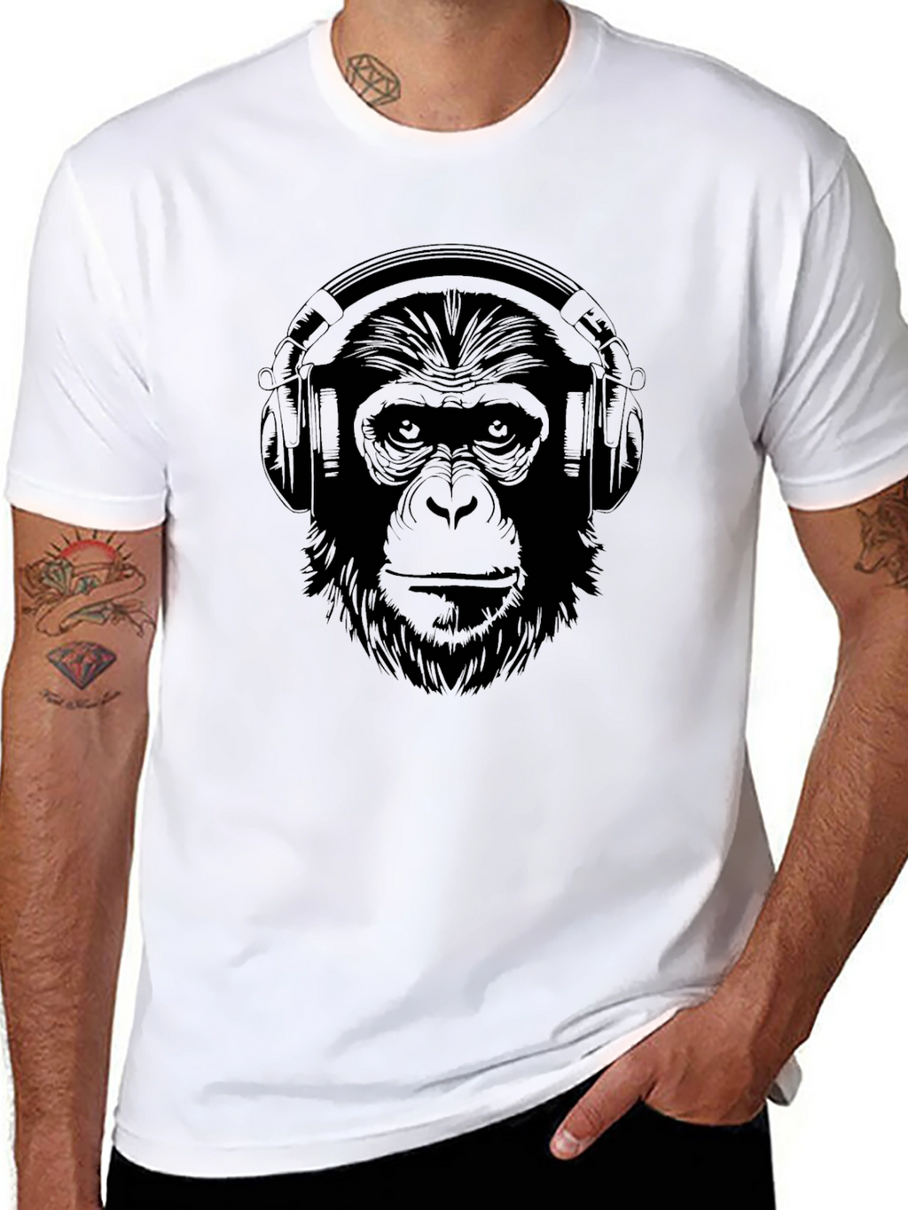 Ape DJ T-Shirt - Cool Graphic Tee