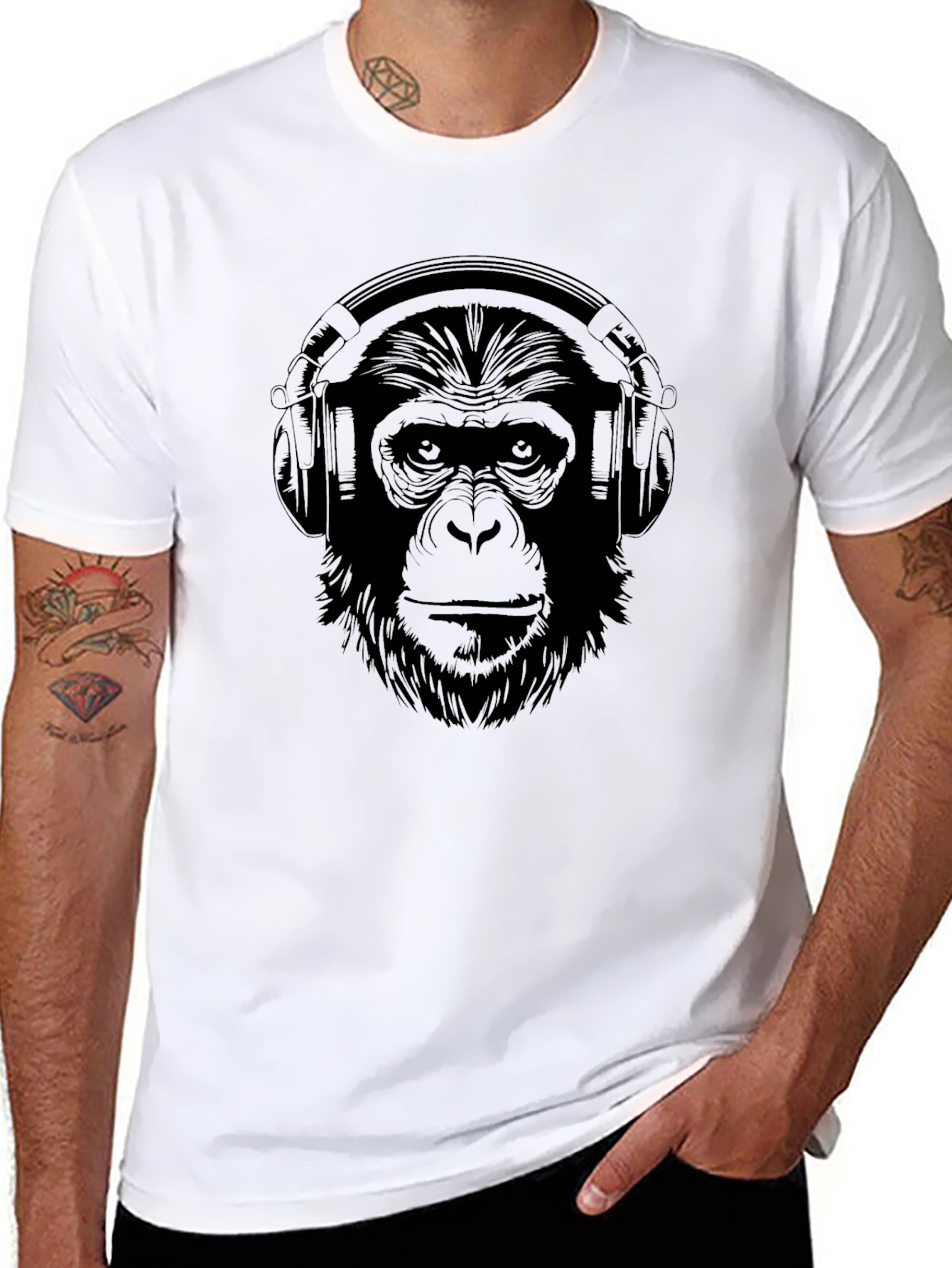 Ape DJ T-Shirt - Cool Graphic Tee
