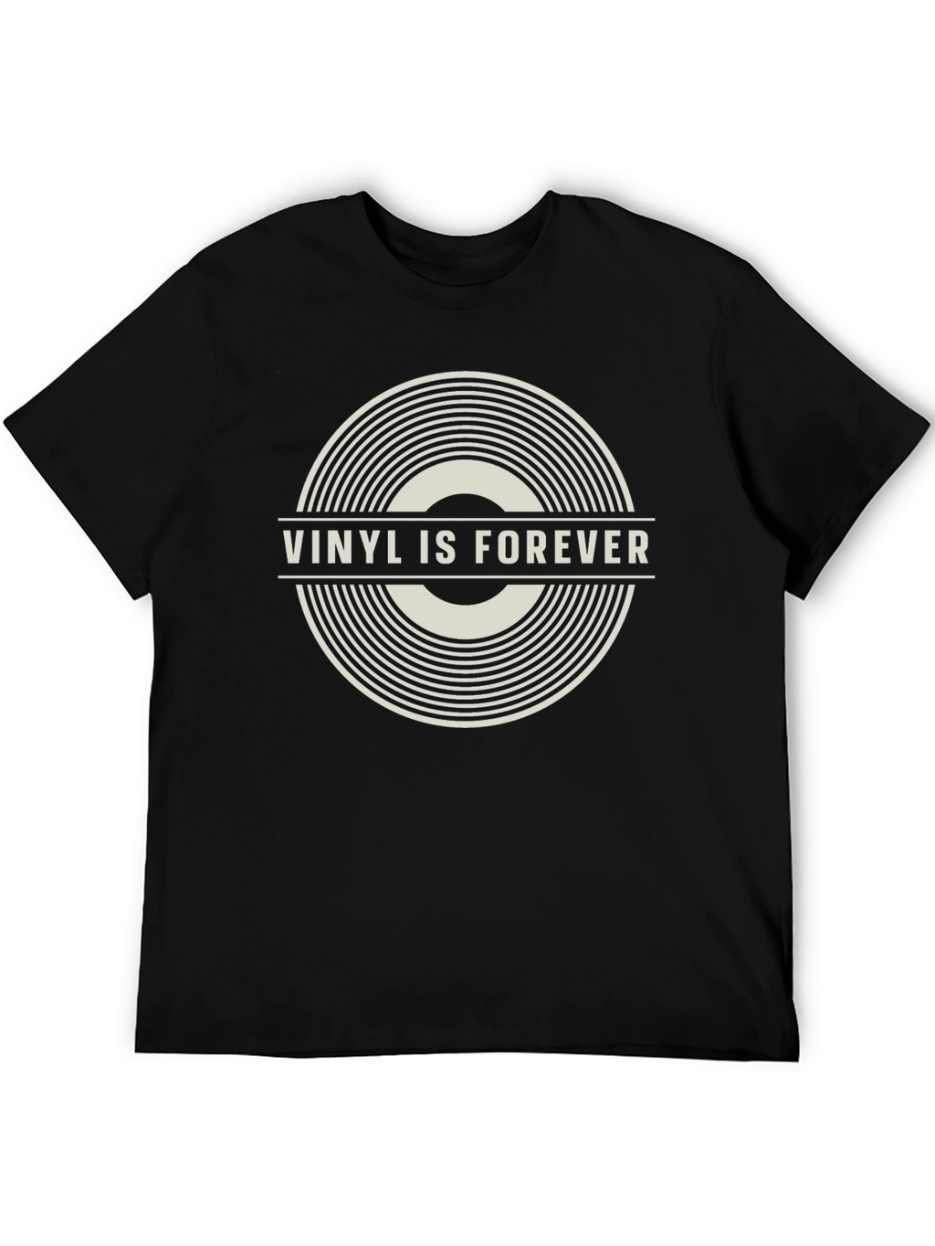Vinyl is Forever Black T-Shirt