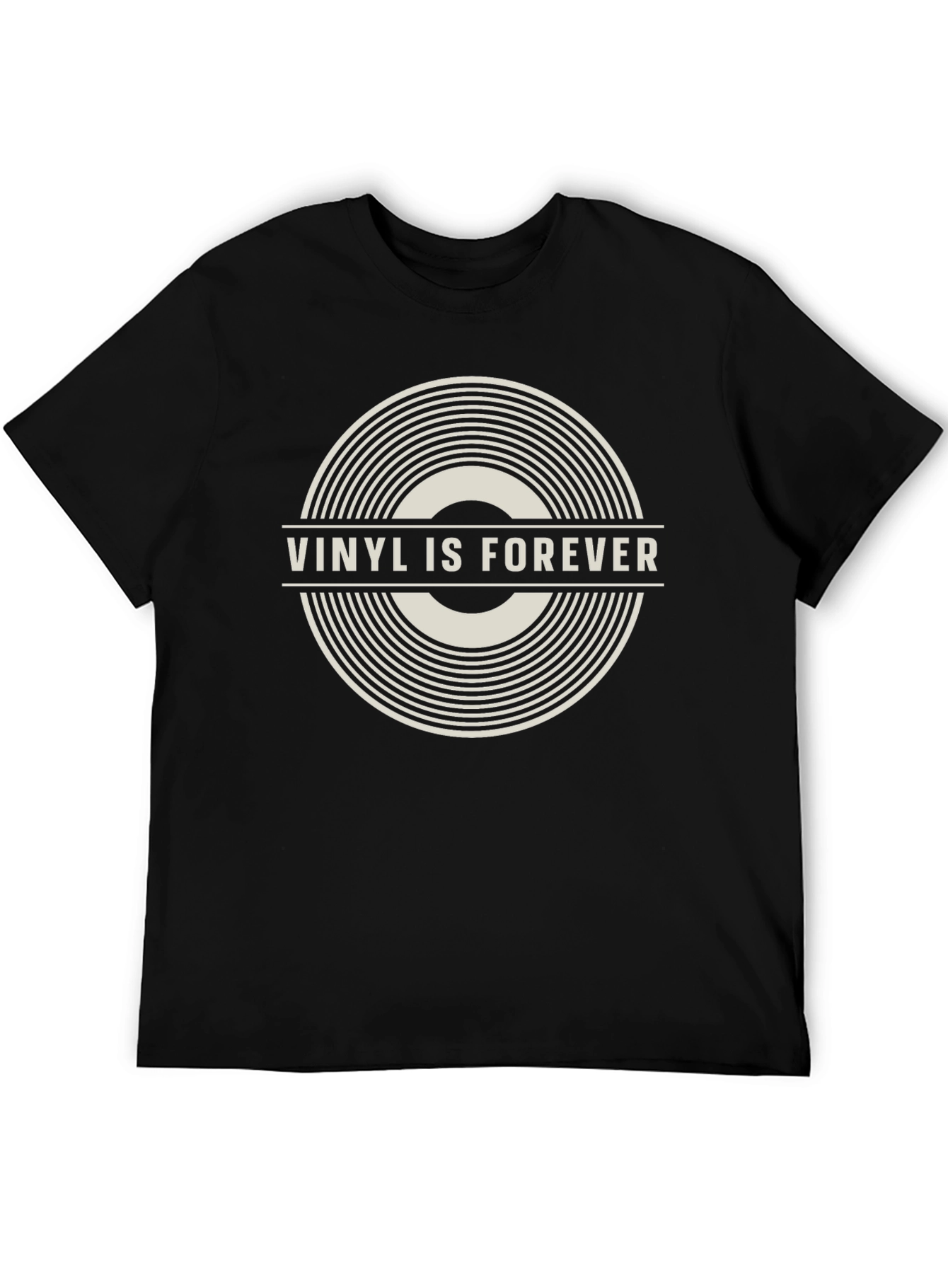 Vinyl is Forever Black T-Shirt