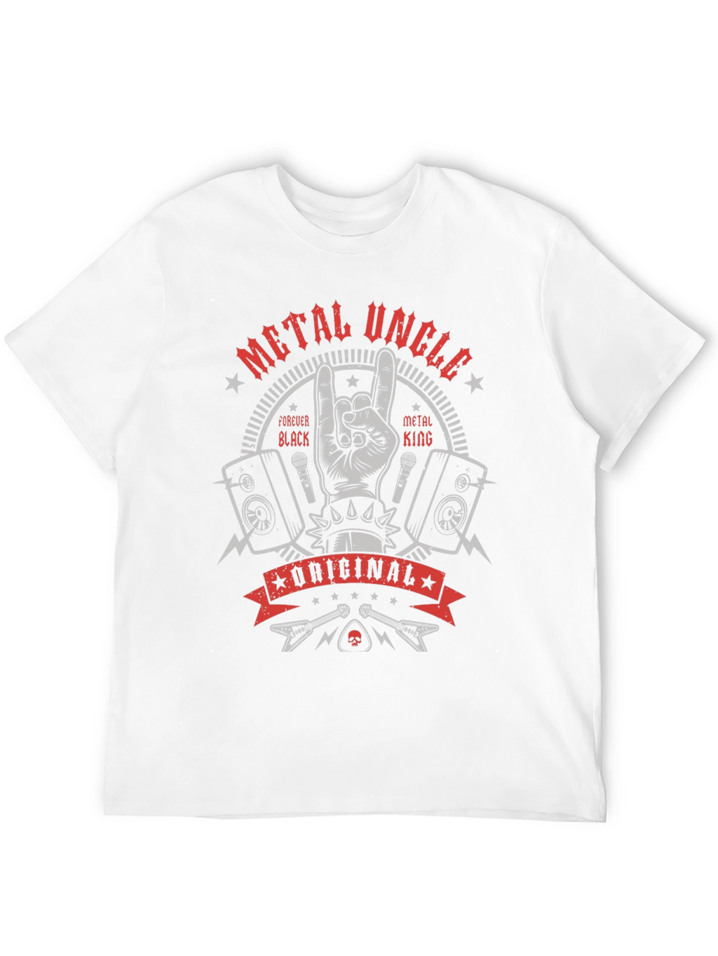 Metal Uncle T-Shirt - Rock & Roll Graphic Tee