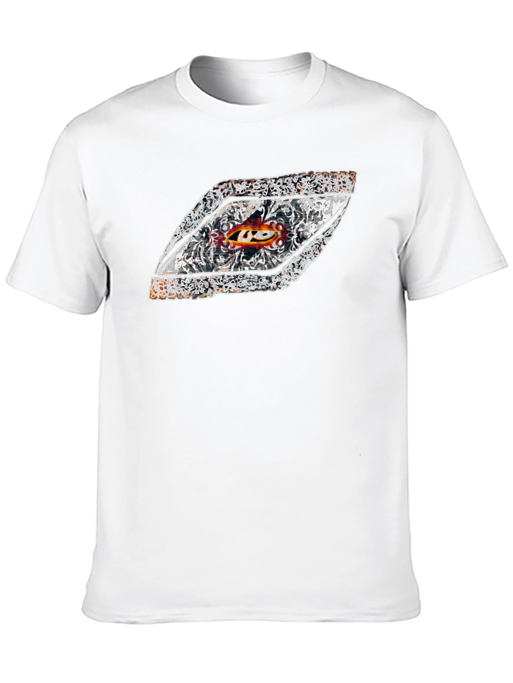Eye-Catching Graphic Tee - Black