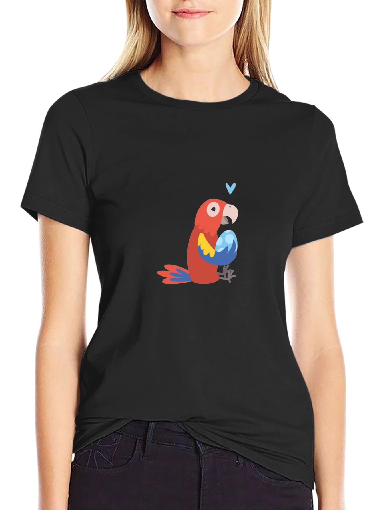 Parrot with Egg Graphic Tee