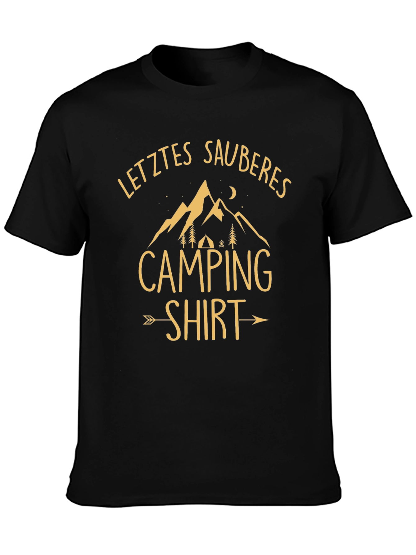 Letztes Sauberes Camping Shirt - Graphic Tee for Outdoors